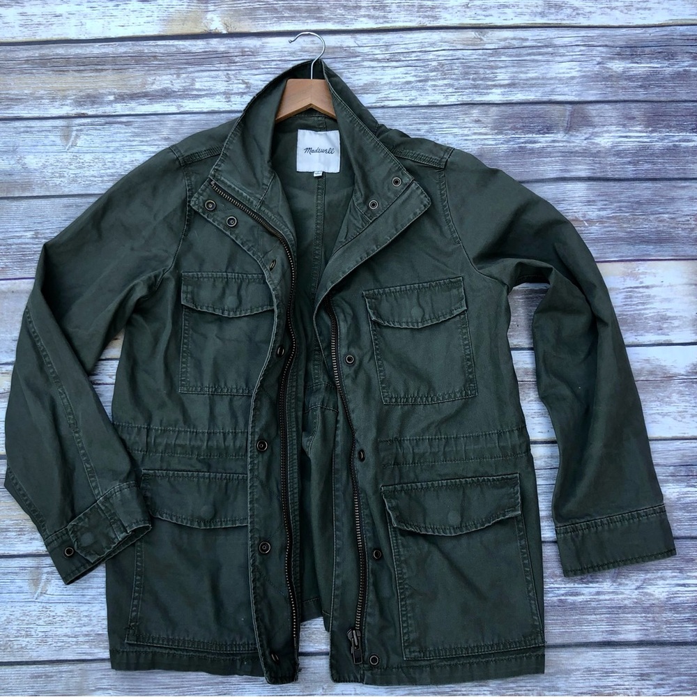 Madewell olive surplus jacket - Picture 8 of 9